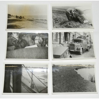 En uppsättning fotografier av en tysk förare vid östfronten.. Espenlaub militaria